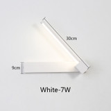 Modern Wall Lamps Living Room Bedroom Bedside 7W AC96V-260V LED Sconce Black White Lamp Modern Wall Lamps Living Room Bedroom Bedside 7W AC96V-260V LED Sconce Black White Lamp