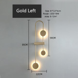 Wall Lamp Simple LED Living Room Nordic Bedroom Wall Sonce