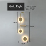 Wall Lamp Simple LED Living Room Nordic Bedroom Wall Sonce