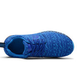 Athletic Sports Men Women Running Shoe Sports-Sneakers Blue Medium Size 10 Roomy