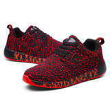 LudBA Athletic Men Women Running Shoe Sports-Sneakers (Red)