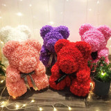 Rose Teddy Bear Flower in A Gift Box Great Gift