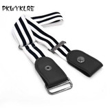 Buckle-Free Belt For Jean Pants Dresses No Buckle Stretch Elastic Waist Belt