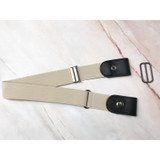 Leather Waist Belt Without Buckle Easy Belts For Women Men