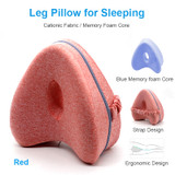 Orthopedic Pillow for Sleeping Memory Foam Leg Positioner Pillows Knee Support