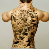 Temporary Body Art Waterproof Tattoo Stickers Large Vintage Full Back Tattoo Stickers