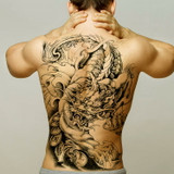 Temporary Body Art Waterproof Tattoo Stickers Large Vintage Full Back Tattoo Stickers