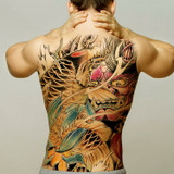 Temporary Body Art Waterproof Tattoo Stickers Large Vintage Full Back Tattoo Stickers