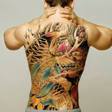 Temporary Body Art Waterproof Tattoo Stickers Large Vintage Full Back Tattoo Stickers