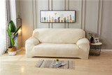 Couch Covers Solid Color Plush Thicken Elastic Universal Sectional Slipcover Stretch Material