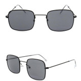 Brand Design Vintage Square Sunglasses for Women  Metal Frame Ocean Lens Retro Brand Design Vintage Square Sunglasses for Women  Metal Frame Ocean Lens Retro