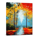 Wall Art Canvas Print Fall Tree Blossom Canvas Painting 60x90cm (24x36 inches) For Bedroom Hallway Home Décor