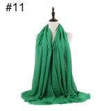 Muslim Crinkle Hijab Scarf Soft Cotton Head Scarf
