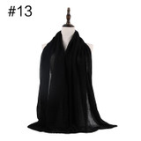 Muslim Crinkle Hijab Scarf Soft Cotton Head Scarf