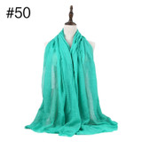 Muslim Crinkle Hijab Scarf Soft Cotton Head Scarf