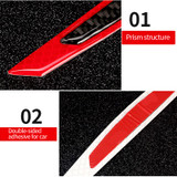 Carbon Fiber Car Reflective Strips Door Sticker Anti Scratch