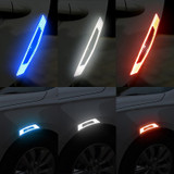 Carbon Fiber Car Reflective Strips Door Sticker Anti Scratch