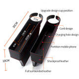 Car Seat Crevice Storage Box Drink Holder Portable Multi-function