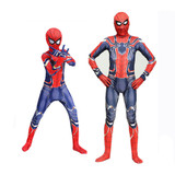 Kids Spiderman Costume Spandex Jumpsuit