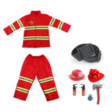 Kids Firefighter Career Uniform Halloween Costumes