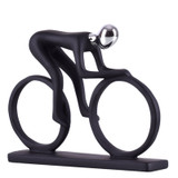 Modern Abstract Resin Bicycler Cyclist Bike Rider Figurine