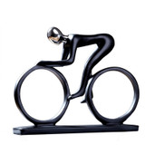 Modern Abstract Resin Bicycler Cyclist Bike Rider Figurine