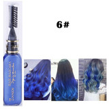 13 Colors One-Off Hair Color Dye Temporary Non-toxic DIY Hair Color Mascara Washable