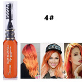 13 Colors One-Off Hair Color Dye Temporary Non-toxic DIY Hair Color Mascara Washable