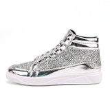 LudBA Originals® Men's Bling Bling Rich Golden Boy Hip-Pop Casual Shoes