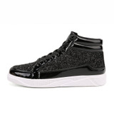 LudBA Originals® Men's Bling Bling Rich Golden Boy Hip-Pop Casual Shoes