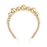 Women Elegant Full Pearls Simple Hairbands Sweet Headband Hair Hoops Holder Ornament