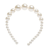 Women Elegant Full Pearls Simple Hairbands Sweet Headband Hair Hoops Holder Ornament
