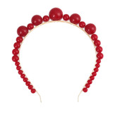 Women Elegant Full Pearls Simple Hairbands Sweet Headband Hair Hoops Holder Ornament
