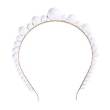 Women Elegant Full Pearls Simple Hairbands Sweet Headband Hair Hoops Holder Ornament