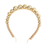 Women Elegant Full Pearls Simple Hairbands Sweet Headband Hair Hoops Holder Ornament