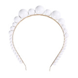Women Elegant Full Pearls Simple Hairbands Sweet Headband Hair Hoops Holder Ornament