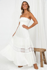 Casual Off Shoulder Maxi Dress