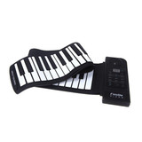 Portable Roll-Up Electronic Piano with Built-in Speaker