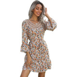 Stitching Lace Dress
