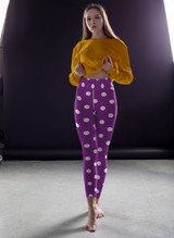 Purple Polka Dot leggings Purple Polka Dot leggings