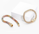 Colorful Crystal Mesh Chain Bracelet