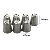 13pc Flower-Shaped Frosting Nozzles