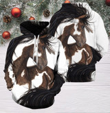 Love Horse Full Printed Gift 3D Hoodie
