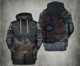Cosplay Viking Costume Warrior Full Printed 3D Hoodie