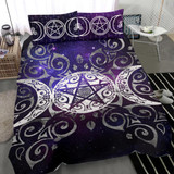 Wicca Witch Triple Moon Gift Bedding Set
