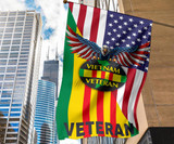 Vietnam Veteran – American Flag Eagle