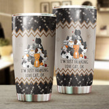 I’m Just Freaking Love Cats Stainless Steel Tumbler