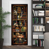 Books And Cats Door Cover