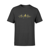 Peace Cat Heartbeat Shirt