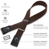 BuckleFree™ Stretchable Elastic Belt for Jeans, Pants, Dresses